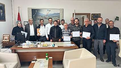 Siirt Tapu Müdürlüğü Personeline Teşekkür Belgesi