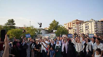 Siirt'te 1 Eylül Dünya Barış Günü İçin Yürüyüş Düzenlendi