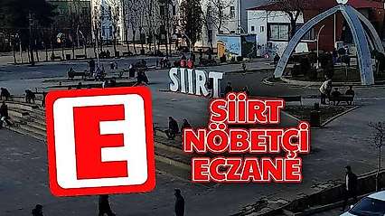 Siirt'te 13 Eylül 2026 Pazar Nöbetçi Eczaneler