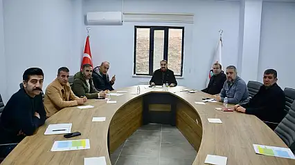 Siirt'te asfalt sezonu öncesi hazırlık toplantısı gerçekleştirildi