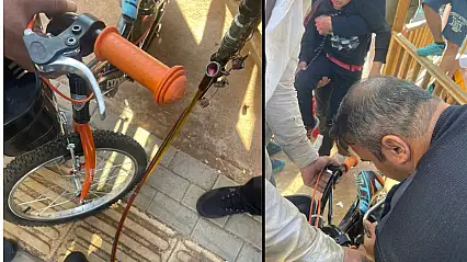 Siirt'te Ayağı Pedala Sıkışan Çocuğu İtfaiye Ekipleri Kurtardı!