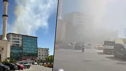 Siirt'te Baca Temizliği Sırasında Yangın Paniği