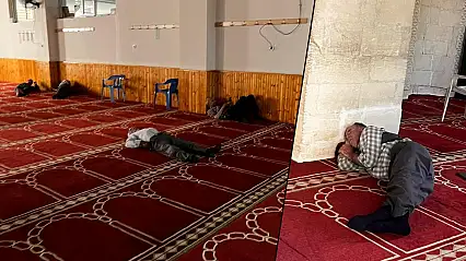 Siirt'te Kavurucu Sıcaklardan Bunalan Vatandaşlar Camilere Sığınıyor
