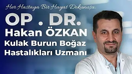 Siirt'te KBB uzmanı Dr. Hakan Özkan'dan uyarı: Burun tıkanıklığını hafife almayın