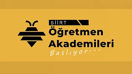 Siirt'te Öğretmen Akademileri Başvuruları Başladı! 50 Öğretmen Alınacak... Son Başvuru 7 Ekim Pazartesi