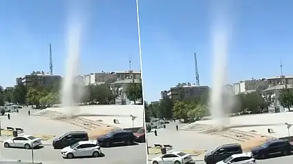 Siirt'te Oluşan Hortum Kameraya Yansıdı