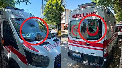 Siirt'te Park Halindeki Ambulansa Saldırı: Tüm Camları Kıran Şüpheli Gözaltında