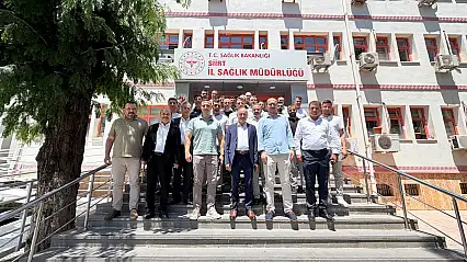 Siirt'te Sağlık Hizmetleri Masaya Yatırıldı: Öz Sağlık-İş Heyetinden İl Sağlık Müdürlüğü'ne Ziyaret