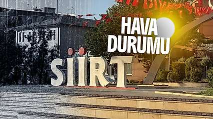 Siirt'te Sıcaklar Devam Ediyor: Yarın Hava Nasıl Olacak? İşte Hava Durumu Verileri