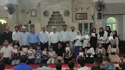 Siirt'te Yaz Kur'an Kurslarında Başarılı Öğrenciler Ödüllendirildi