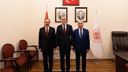 Siirt Valisi Kemal Kızılkaya ve Milletvekili Mervan Gül'den Bakan Işıkhan'a Ziyaret