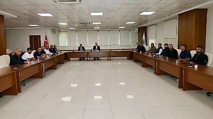 Siirt Valisi Kızılkaya, Toplu Taşıma Kooperatiflerinin Temsilcileriyle Görüştü