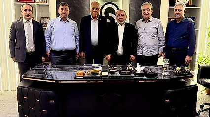 Siirtli İş İnsanı Seyithan Solmaz, Afif Demirkıran ve Beraberindeki Heyeti Ağırladı