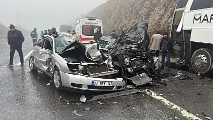 Gaziantep'te Zincirleme kazada 2 kişi öldü, 11 kişi yaralandı