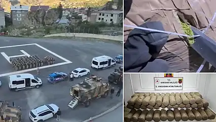 Jandarma'dan Kritik Operasyon: Hakkari'de Yarım Ton Esrar Ele Geçirildi