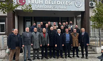 AK Parti Siirt Teşkilatından Eruh Belediyesine Ziyaret