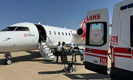 Ambulans Uçakla 59 Yaşındaki Hasta İstanbul'a Sevk Edildi