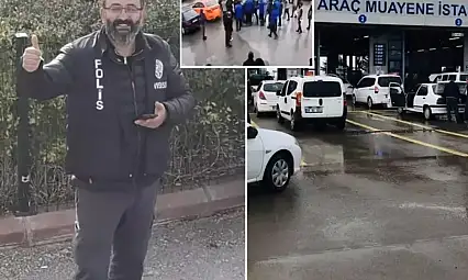 Ankara'da araç muayene istasyonunda darp edilen polis memuru yaşamını yitirdi