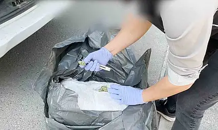 Batman'da durdurulan araçta 20 kilo 400 gram uyuşturucu ele geçirildi