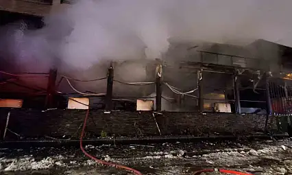 Batman'da kafe yangını: İş yeri kullanılamaz hale geldi