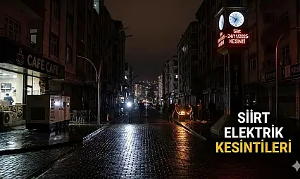 DEDAŞ'tan Siirtlilere Uyarı: 24–26 Kasım Tarihlerinde Elektrik Kesintileri Yapılacak