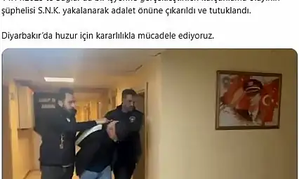 Diyarbakır'da bir iş yerini kurşunlayan şahıs yakalandı