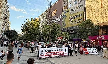 Furkan Hareketi Mensuplarından Güres Caddesi'nde Basın Açıklaması