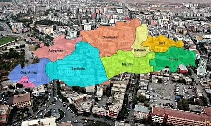Güneydoğu Anadolu'nun 1927 Haritası Ortaya Çıktı: Siirt'in Dahil 5 İl Varmış