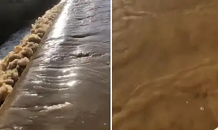 Hizan'dan Gelen Çamurlu Su Siirt'te Su Kesintisine Neden Oldu