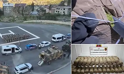 Jandarma'dan Kritik Operasyon: Hakkari'de Yarım Ton Esrar Ele Geçirildi
