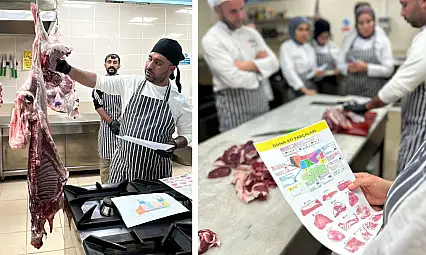 Kırmızı Etin Sırları Siirt'te Çözüldü: Gastronomi Öğrencileri Ustalarla Et Kesti!