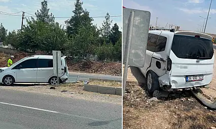 Kurtalan'da Hafif Ticari Araç ile Kamyonet Çarpıştı