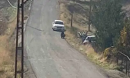 Siirt Kurtalan'da maddi hasarlı kaza