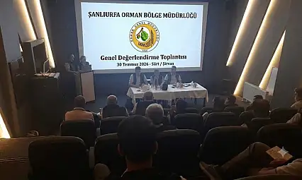 Orman Bölge Müdürlüğü'nün Genel Değerlendirme Toplantısı Siirt'te Yapıldı