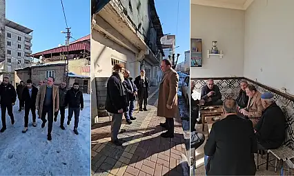 Pervari Belediyesi'nden sahada kar mesaisi ve halk ziyareti