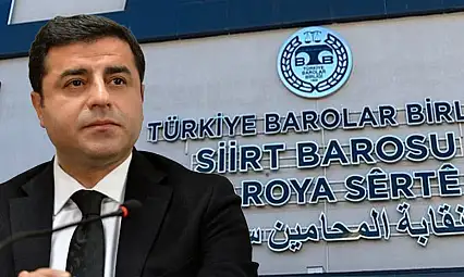 Selahattin Demirtaş için Siirt Barosu 29 Baroyla Ortak Açıklamaya İmza Attı!