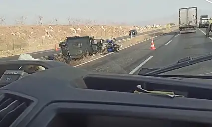 Siirt-Batman Yolunda Patpat Kazası: Sürücü Yaralandı