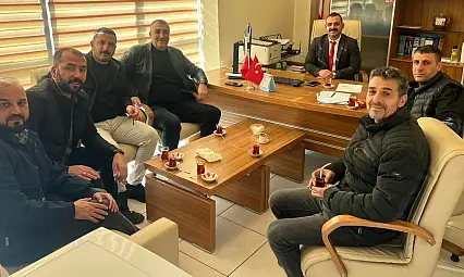 Siirt Eruh Belediye Başkan Vekili Rıza Yıldız'dan yeni hastane müdürüne hayırlı olsun ziyareti