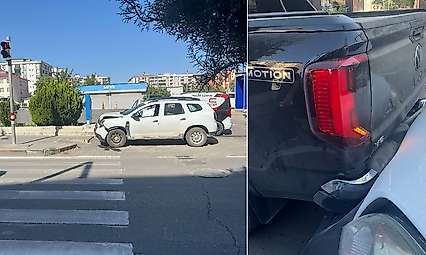 Siirt-Kurtalan Karayolunda Maddi Hasarlı Kaza