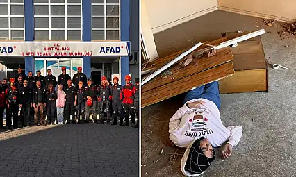 Siirt'te 14 kurumun katıldığı en kapsamlı afet tatbikatı yapıldı