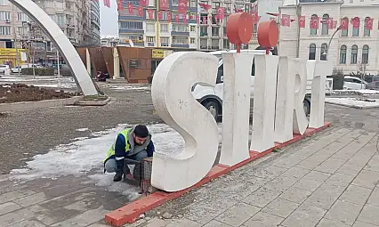 Siirt'te 15 Temmuz Demokrasi Meydanı'nda Yenileme Çalışmaları Başladı