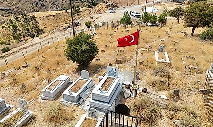 Siirt'te 19 Eylül Gaziler Günü öncesi 16 şehit mezarı yenilendi