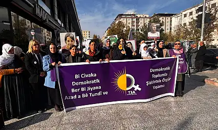Siirt'te 25 Kasım Kadına Yönelik Şiddete Karşı Mücadele Yürüyüşü Düzenlendi