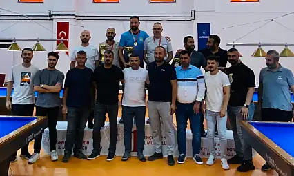 Siirt'te 3 Bant Bilardo İl Şampiyonası Sona Erdi