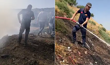 Siirt'te Aynı Bölgede İkinci Yangın! İtfaiye Soğutma Çalışması Yaptı