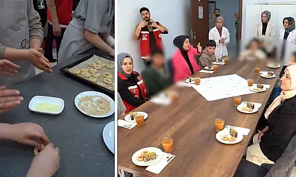 Siirt'te çocuklar geleneksel el sanatlarıyla buluştu! Kandil Simidi yaptı