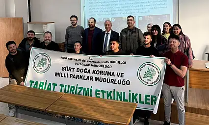 Siirt'te Doğa Turizmi ve Sürdürülebilir Turizm Eğitimi Düzenlendi
