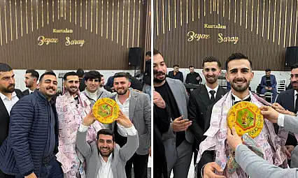 Siirt'te düğünde bal gibi bir sürpriz