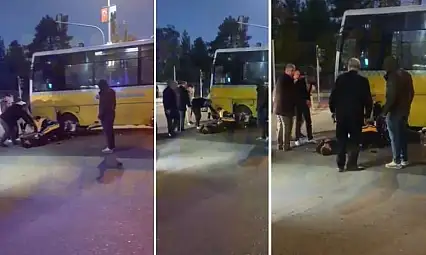 Siirt'te Feci Kaza: Motosiklet Belediyeye Ait Otobüse Çarptı! 1 Ölü, 1 Yaralı