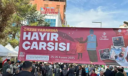Siirt'te Gazze İçin Hayır Çarşısı: İlk Günde 603 Bin TL Toplandı